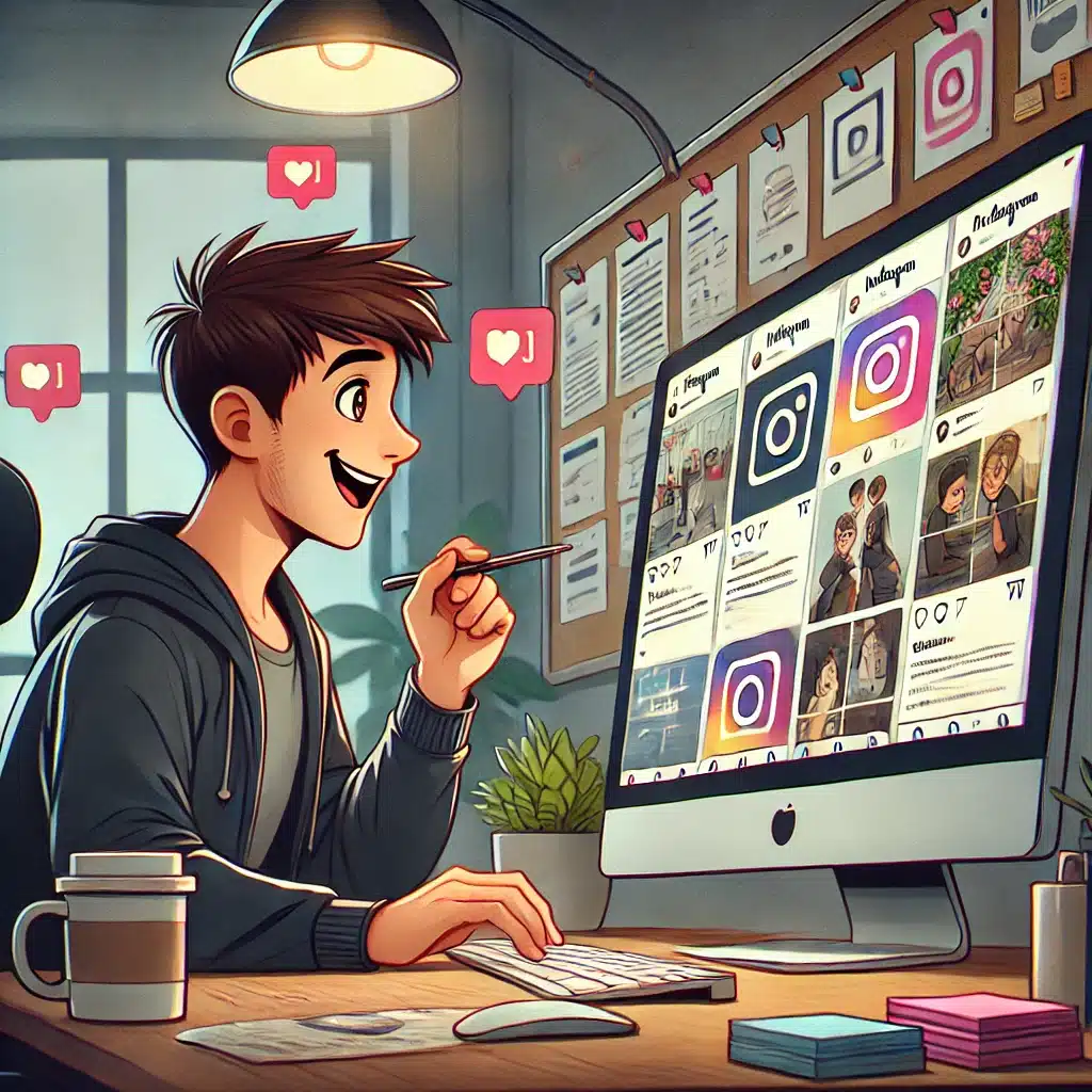 Como reorganizar o feed do Instagram